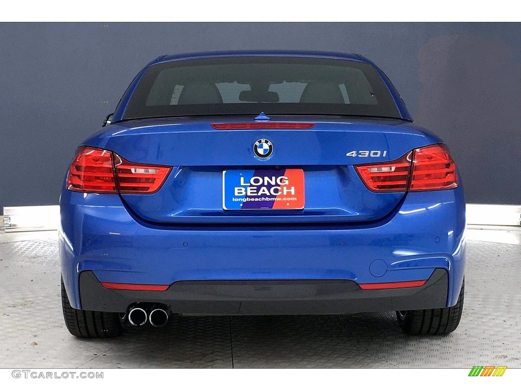 Estoril Blue Metallic 2017 BMW 4 Series 430i Convertible Exterior Photo #140073102