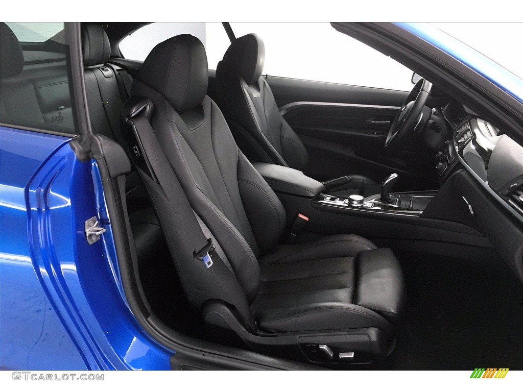 Black Interior 2017 BMW 4 Series 430i Convertible Photo #140073162