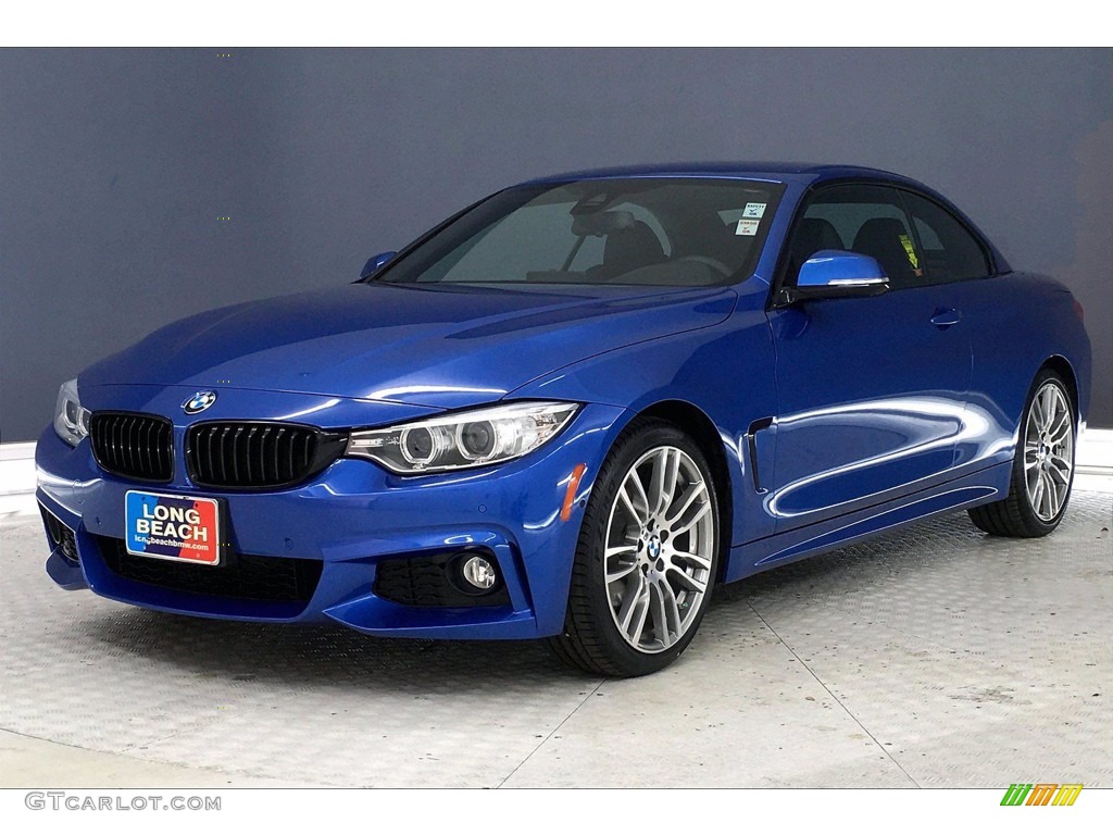 Estoril Blue Metallic 2017 BMW 4 Series 430i Convertible Exterior Photo #140073297