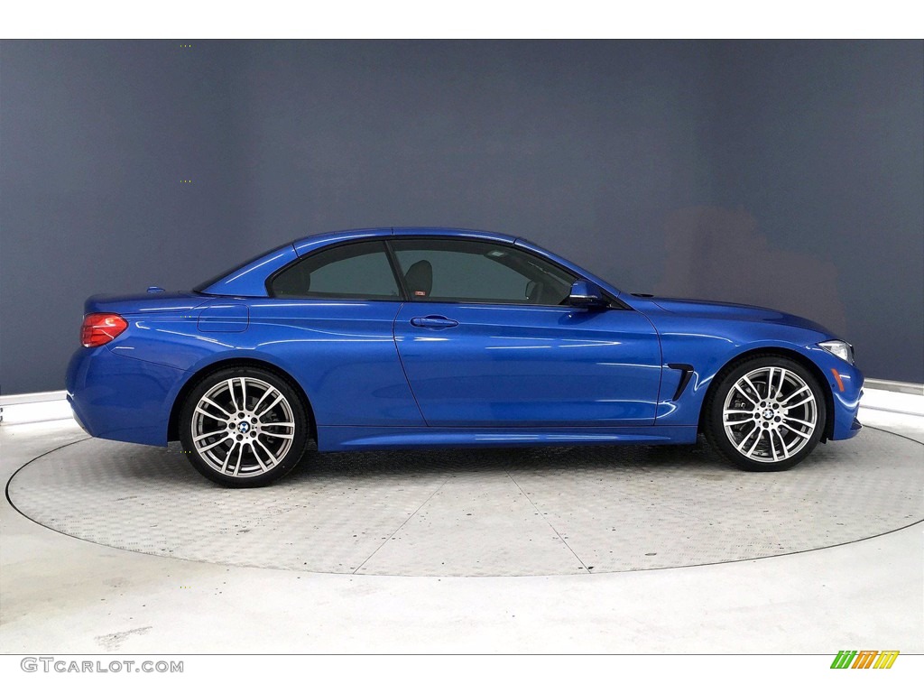 Estoril Blue Metallic 2017 BMW 4 Series 430i Convertible Exterior Photo #140073339