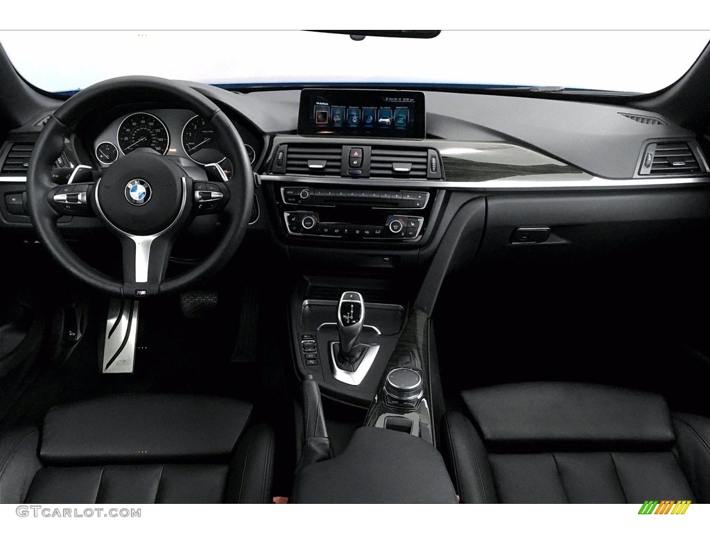 2017 BMW 4 Series 430i Convertible Black Dashboard Photo #140073360