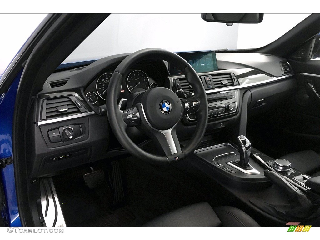 2017 BMW 4 Series 430i Convertible Black Dashboard Photo #140073462