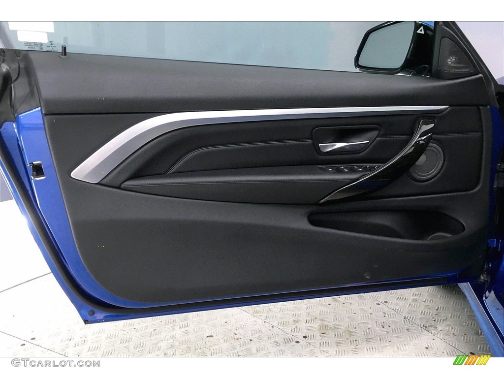 2017 BMW 4 Series 430i Convertible Black Door Panel Photo #140073489