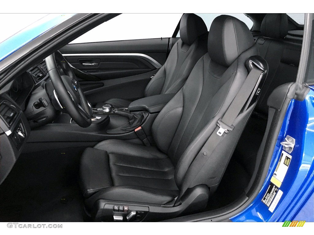 Black Interior 2017 BMW 4 Series 430i Convertible Photo #140073546