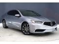 Lunar Silver Metallic 2018 Acura TLX V6 Sedan Exterior