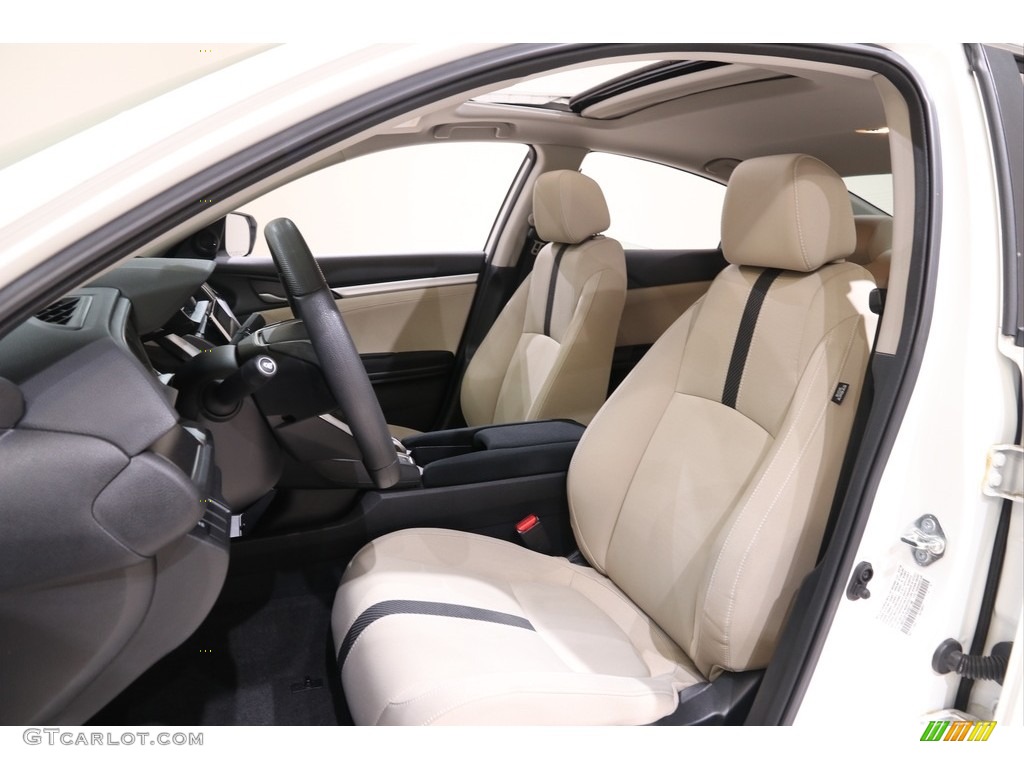 Ivory Interior 2018 Honda Civic EX Sedan Photo #140074627