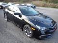 2020 Crystal Black Pearl Honda Civic EX Sedan  photo #6