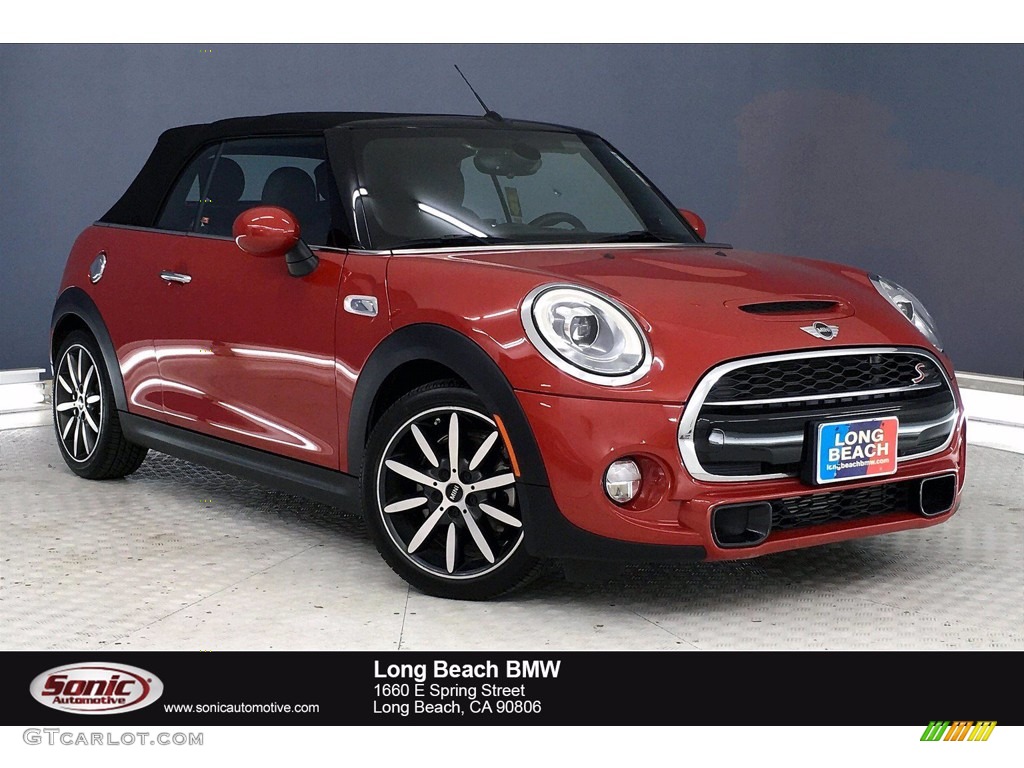 2017 Convertible Cooper S - Blazing Red Metallic / Carbon Black photo #1