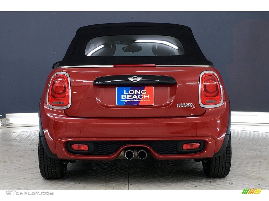 2017 Convertible Cooper S - Blazing Red Metallic / Carbon Black photo #3