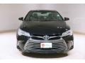 2017 Midnight Black Metallic Toyota Camry LE  photo #2