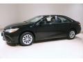 2017 Midnight Black Metallic Toyota Camry LE  photo #3