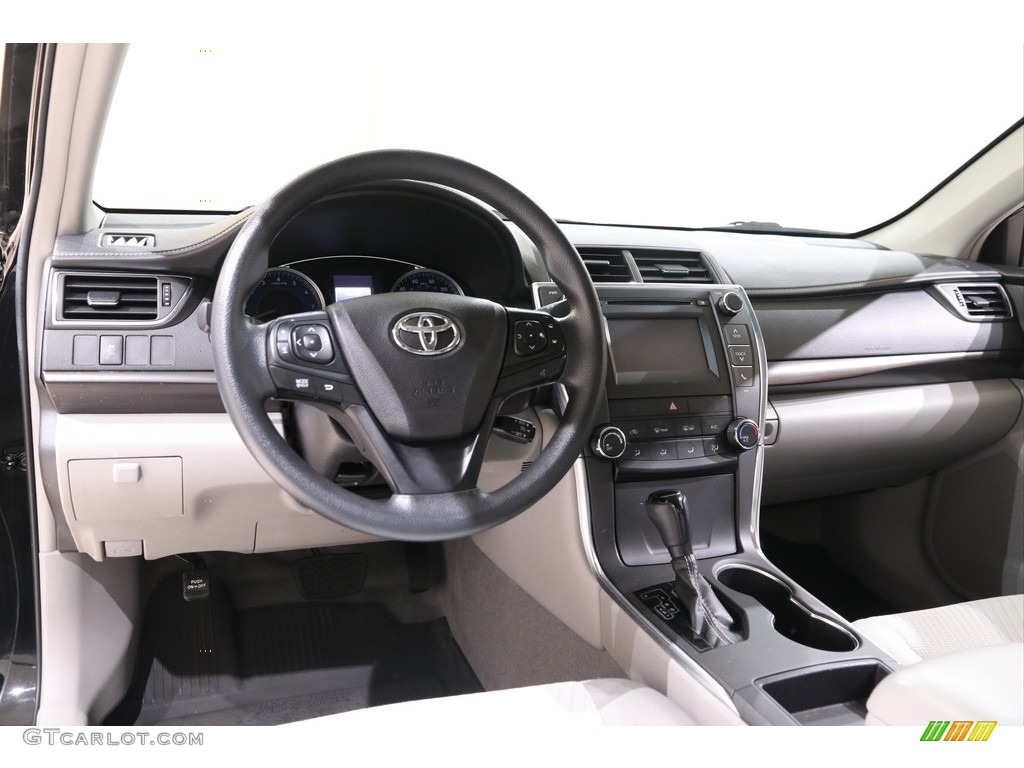 2017 Camry LE - Midnight Black Metallic / Ash photo #6