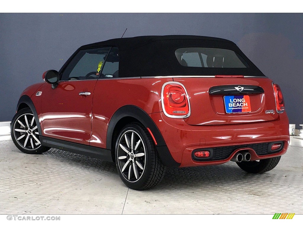 2017 Convertible Cooper S - Blazing Red Metallic / Carbon Black photo #10
