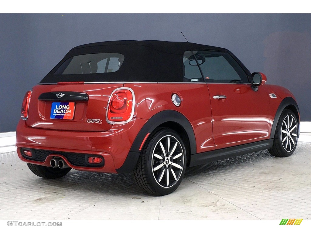 2017 Convertible Cooper S - Blazing Red Metallic / Carbon Black photo #13