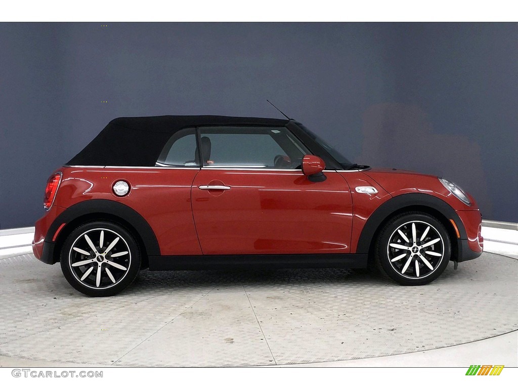 2017 Convertible Cooper S - Blazing Red Metallic / Carbon Black photo #14