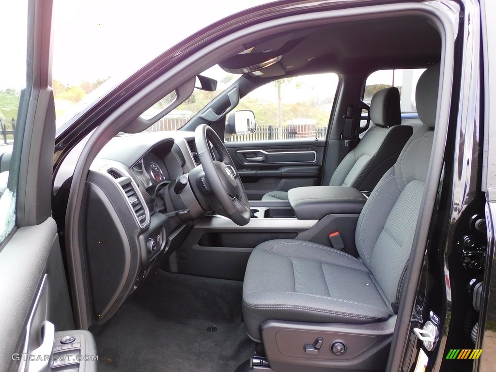 Diesel Gray/Black Interior 2021 Ram 1500 Big Horn Crew Cab 4x4 Photo #140075252