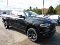 2021 Diamond Black Crystal Pearl Ram 1500 Limited Crew Cab 4x4  photo #3