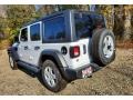 2021 Bright White Jeep Wrangler Unlimited Sport 4x4  photo #9