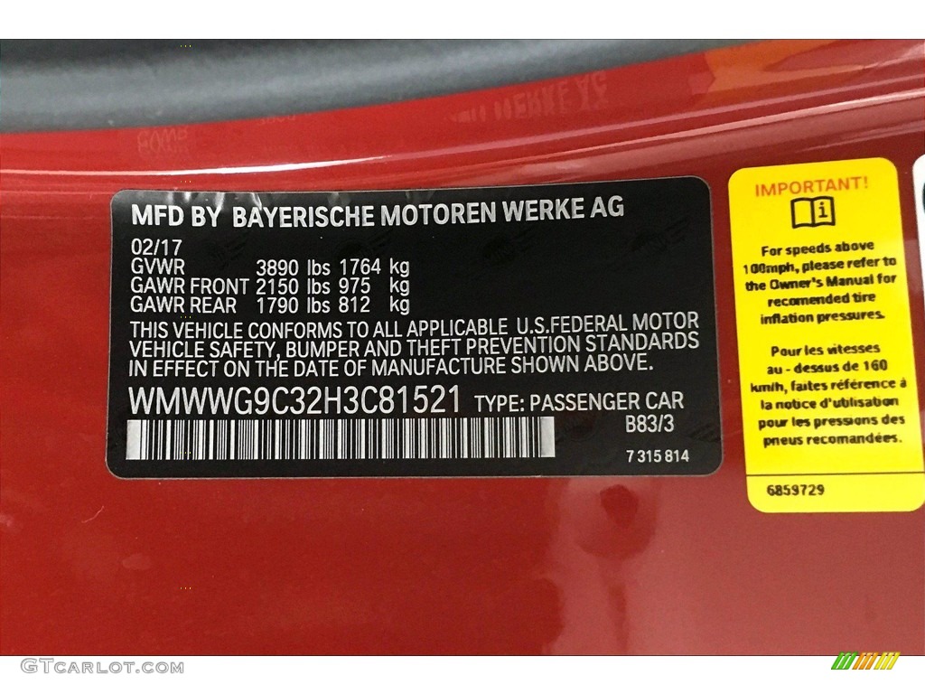 2017 Convertible Cooper S - Blazing Red Metallic / Carbon Black photo #33