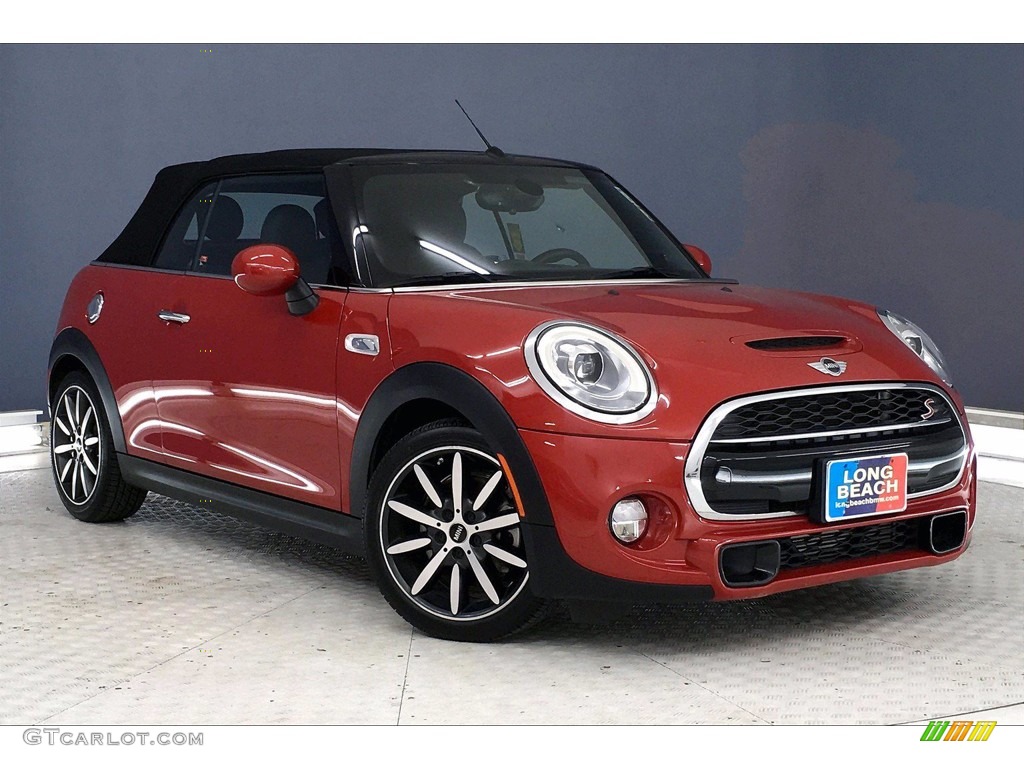 2017 Convertible Cooper S - Blazing Red Metallic / Carbon Black photo #34