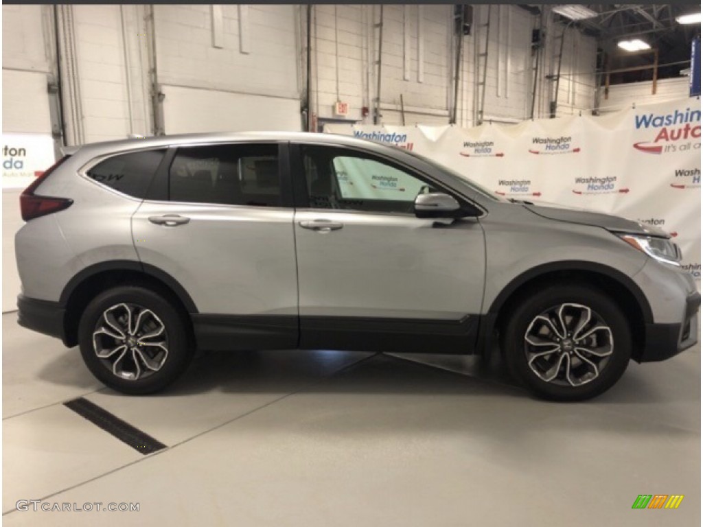 2020 CR-V EX AWD - Lunar Silver Metallic / Black photo #4