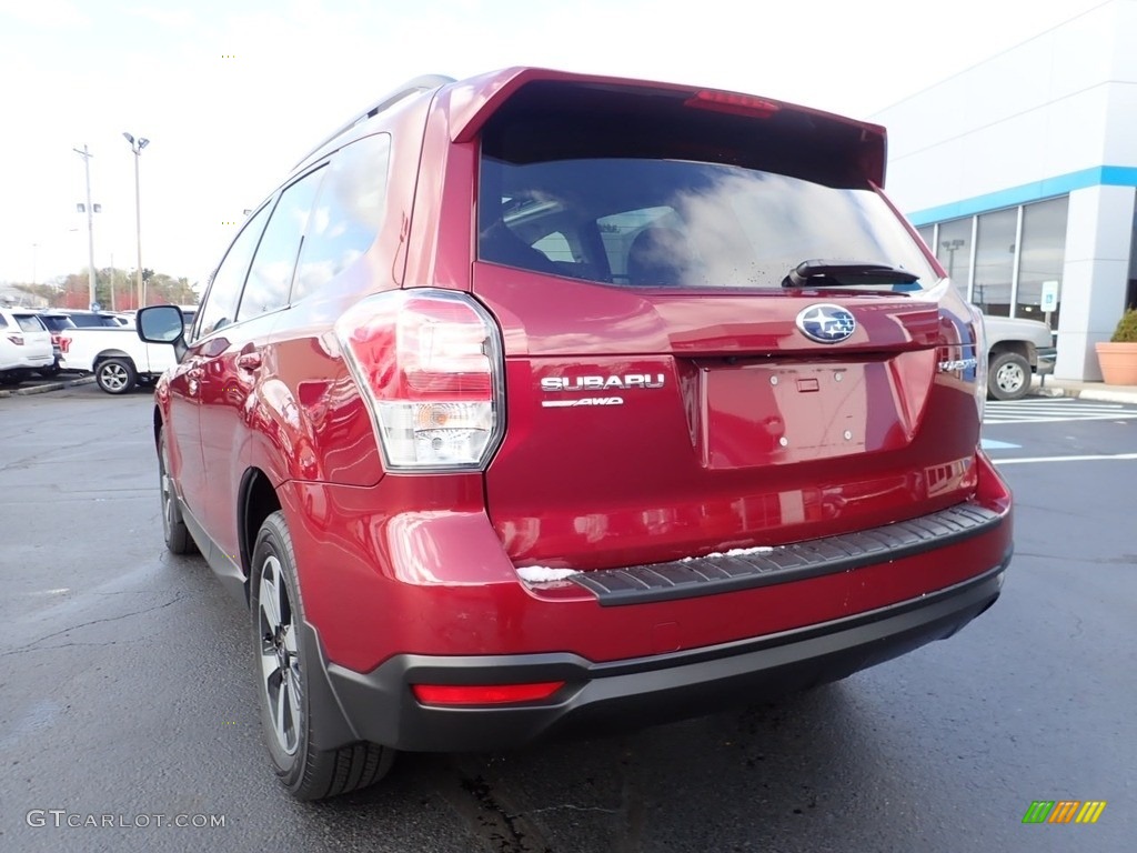 2018 Forester 2.5i Premium - Venetian Red Pearl / Platinum photo #5