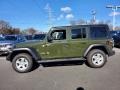 2021 Sarge Green Jeep Wrangler Unlimited Sport 4x4  photo #3