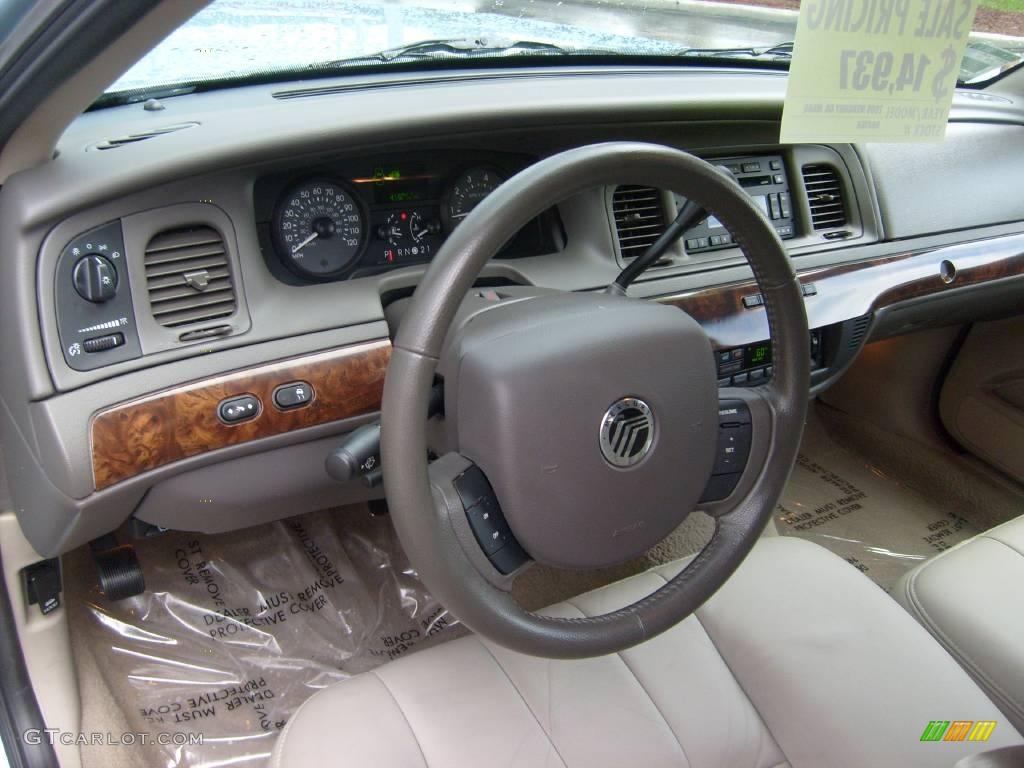 2006 Grand Marquis LS - Light Ice Blue Metallic / Light Camel photo #17