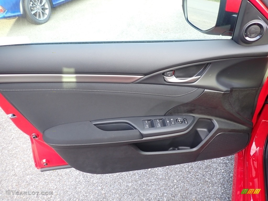 2021 Civic EX Hatchback - Rallye Red / Black photo #10