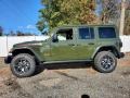 Sarge Green 2021 Jeep Wrangler Unlimited Rubicon 4x4 Exterior