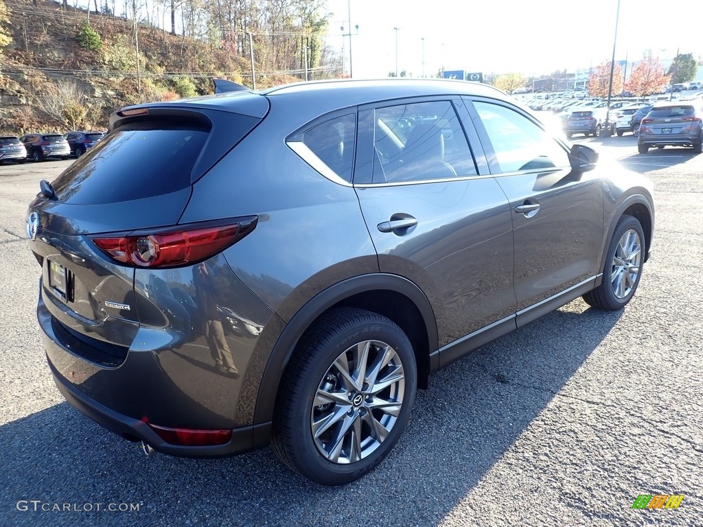 2021 CX-5 Grand Touring AWD - Machine Gray Metallic / Black photo #2