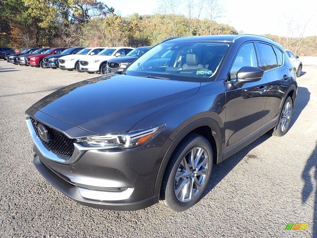 2021 CX-5 Grand Touring AWD - Machine Gray Metallic / Black photo #5