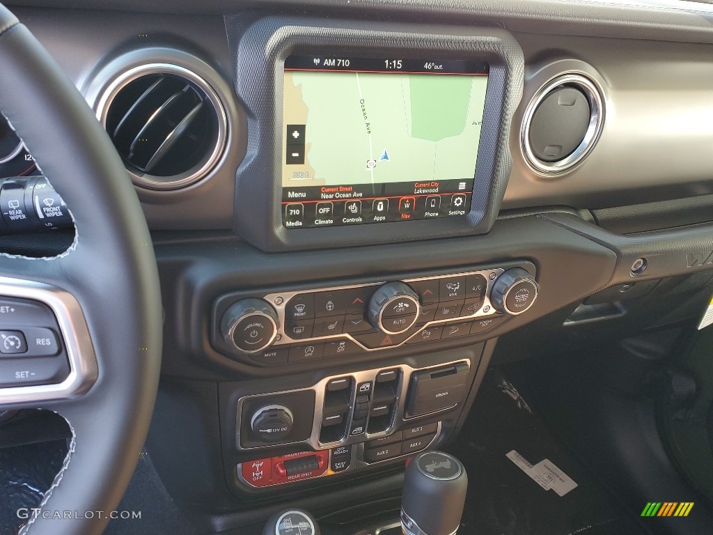 2021 Jeep Wrangler Unlimited Rubicon 4x4 Controls Photo #140077607