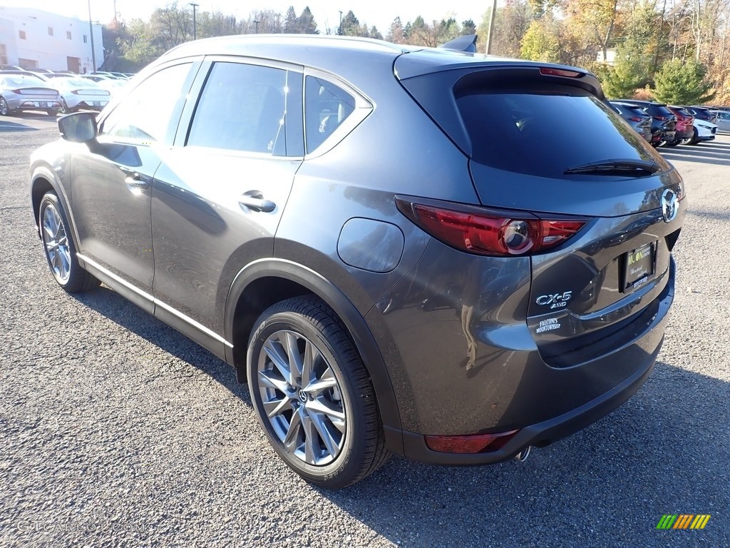2021 CX-5 Grand Touring AWD - Machine Gray Metallic / Black photo #6