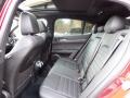 2020 Alfa Romeo Stelvio Black Interior Rear Seat Photo