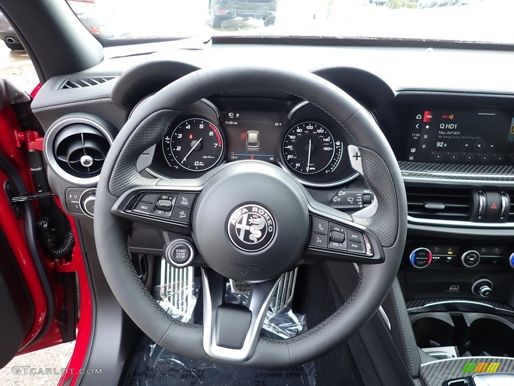 2020 Alfa Romeo Stelvio TI Sport Carbon AWD Steering Wheel Photos