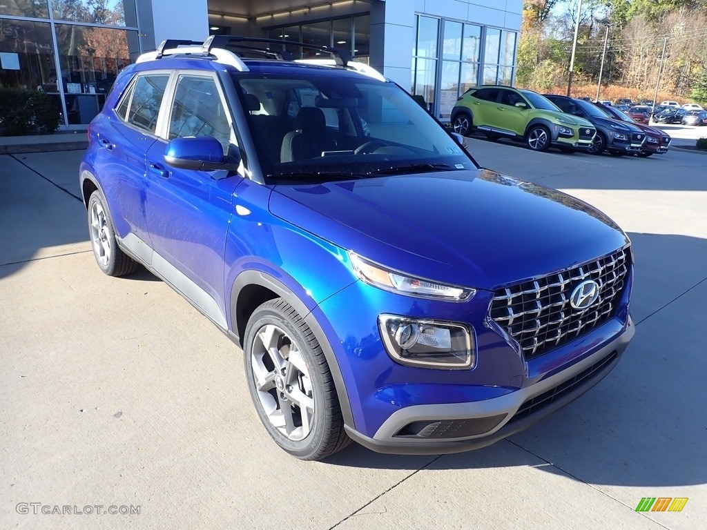 Intense Blue 2021 Hyundai Venue SEL Exterior Photo #140078258