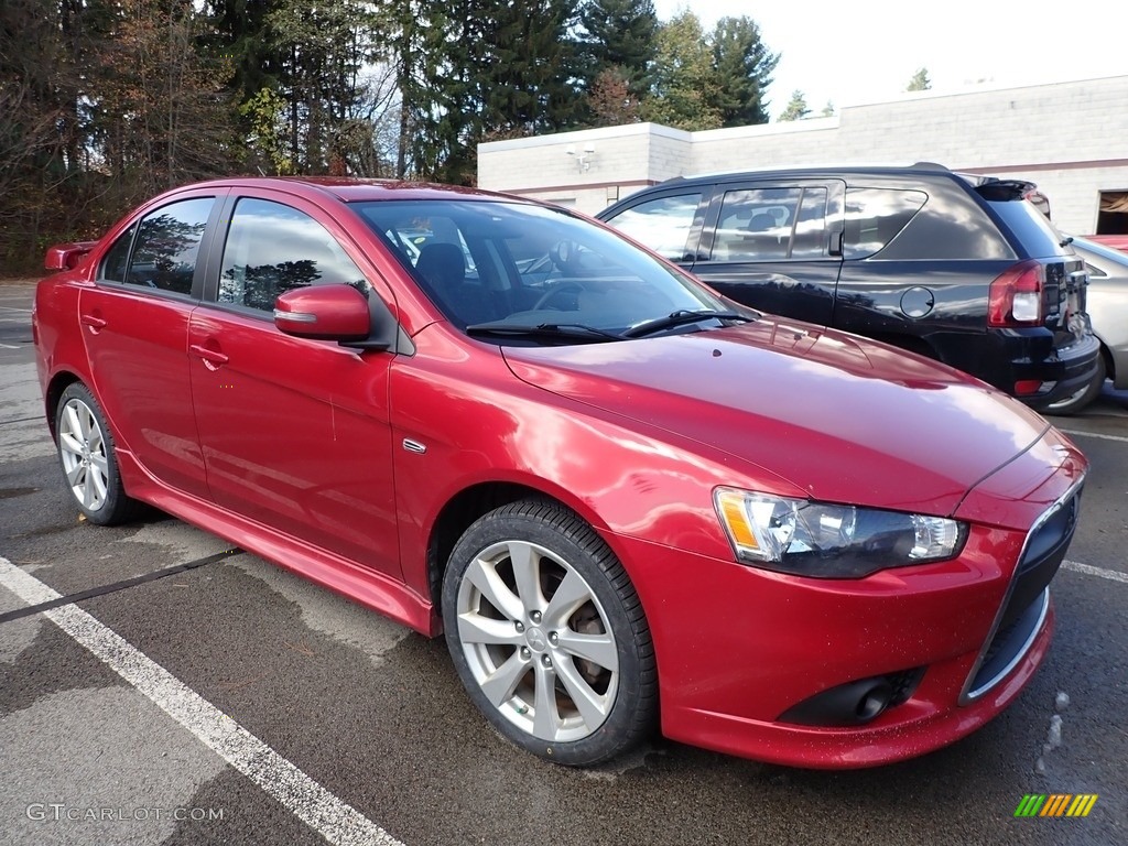 Rally Red 2015 Mitsubishi Lancer GT Exterior Photo #140078816