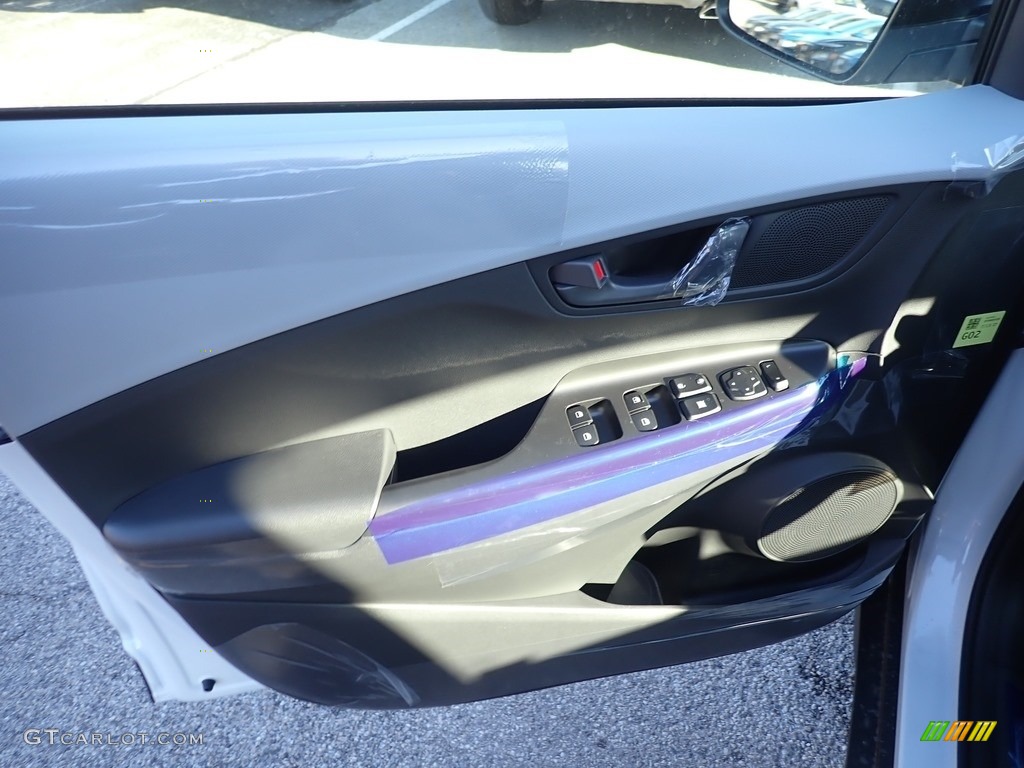 2021 Hyundai Kona SE AWD Black Door Panel Photo #140079503