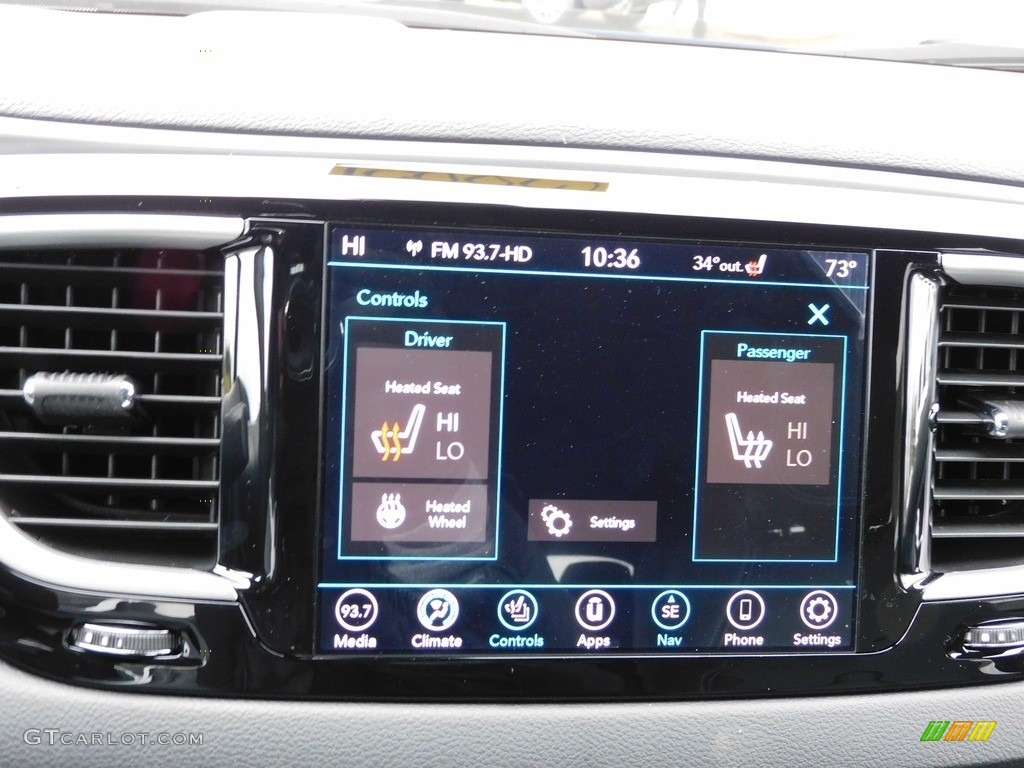 2020 Chrysler Pacifica Hybrid Touring L Controls Photo #140079557