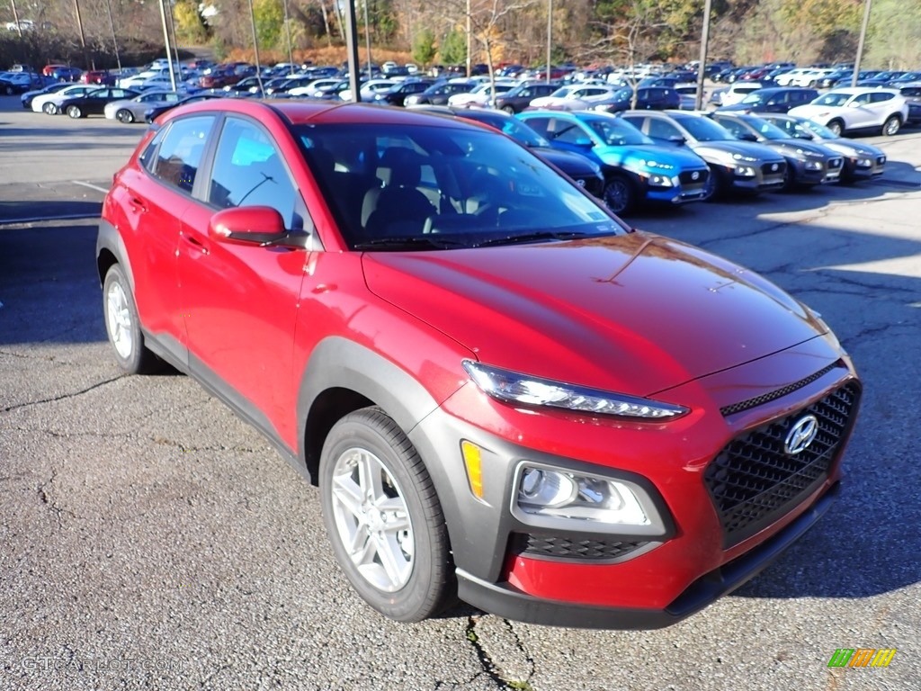 2021 Kona SE AWD - Pulse Red / Black photo #3