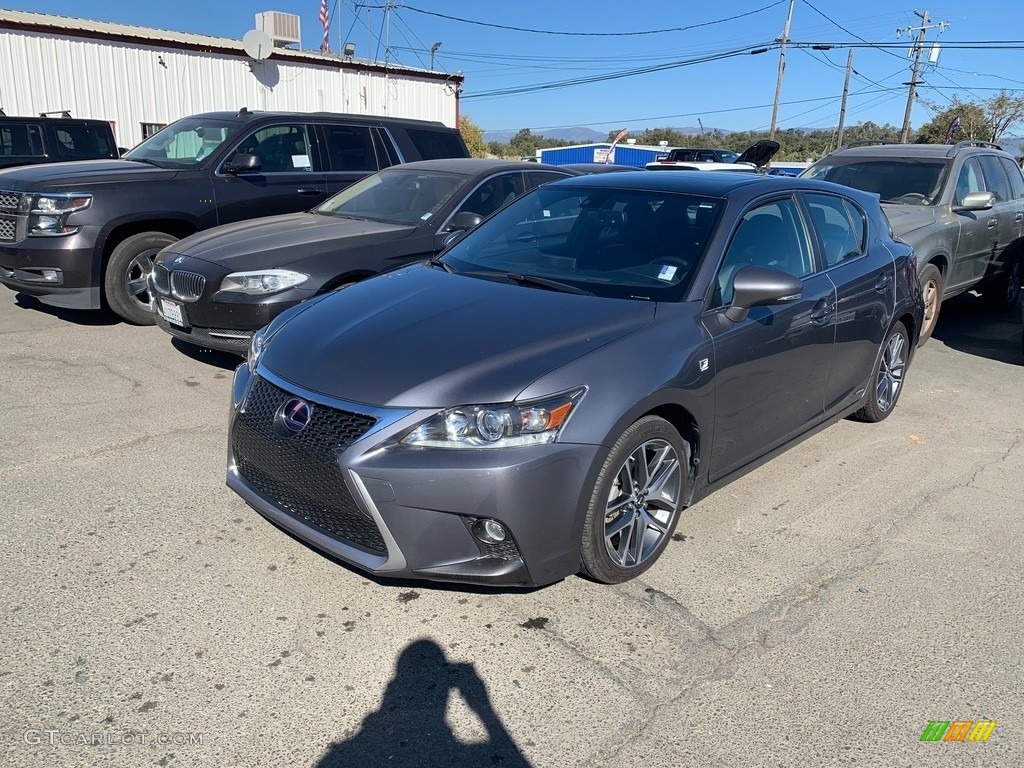 2015 CT 200h F Sport Hybrid - Nebula Gray Pearl / Black photo #3