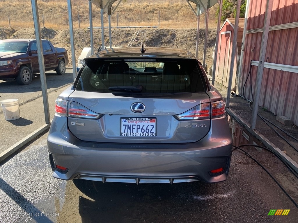 2015 CT 200h F Sport Hybrid - Nebula Gray Pearl / Black photo #5