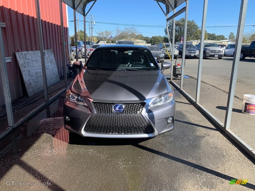 2015 CT 200h F Sport Hybrid - Nebula Gray Pearl / Black photo #8
