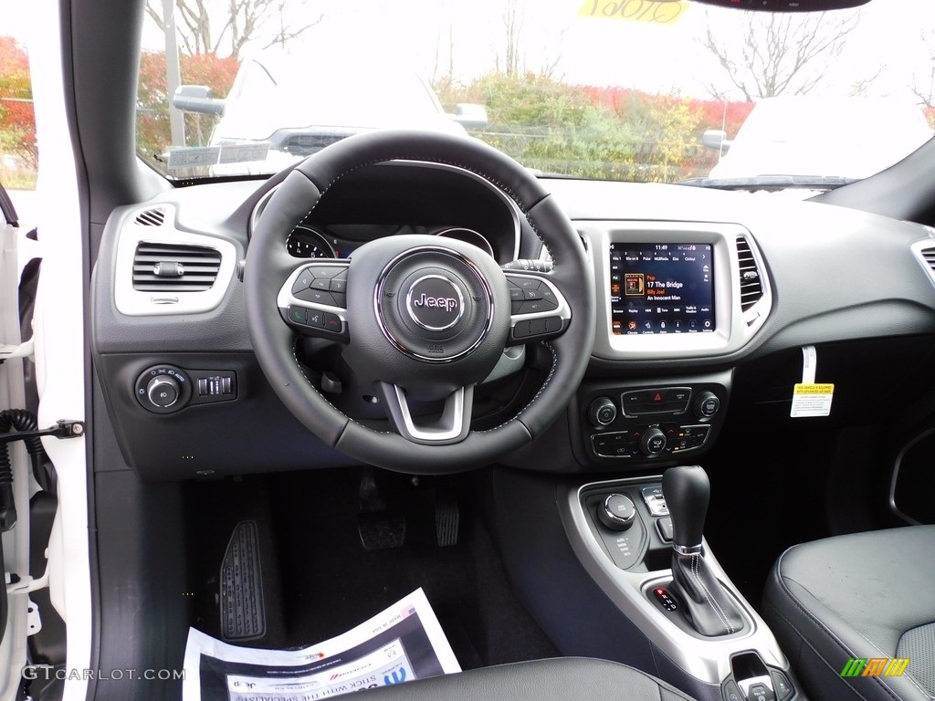 2021 Jeep Compass 80th Special Edition 4x4 Black Dashboard Photo #140080850