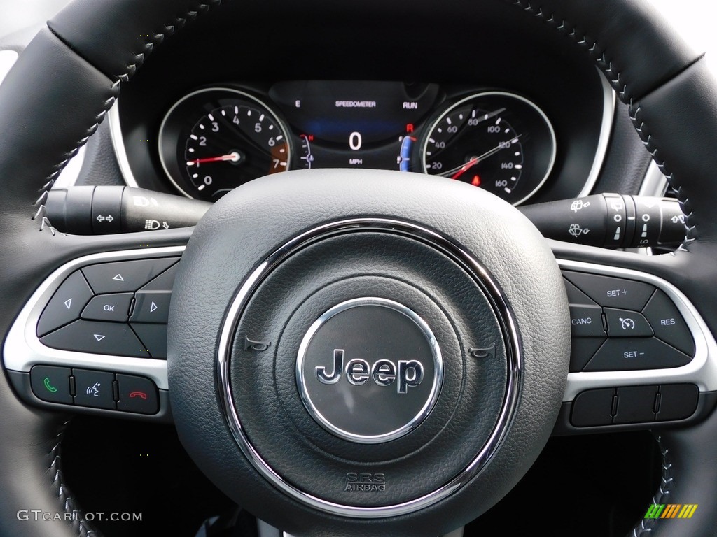 2021 Jeep Compass 80th Special Edition 4x4 Black Steering Wheel Photo #140080979