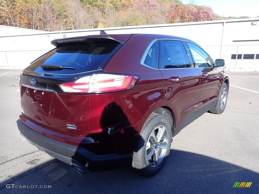 2020 Edge SEL AWD - Burgundy Velvet Metallic Tinted / Ebony photo #2