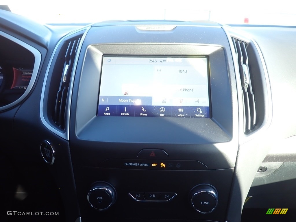 2020 Edge SEL AWD - Burgundy Velvet Metallic Tinted / Ebony photo #12