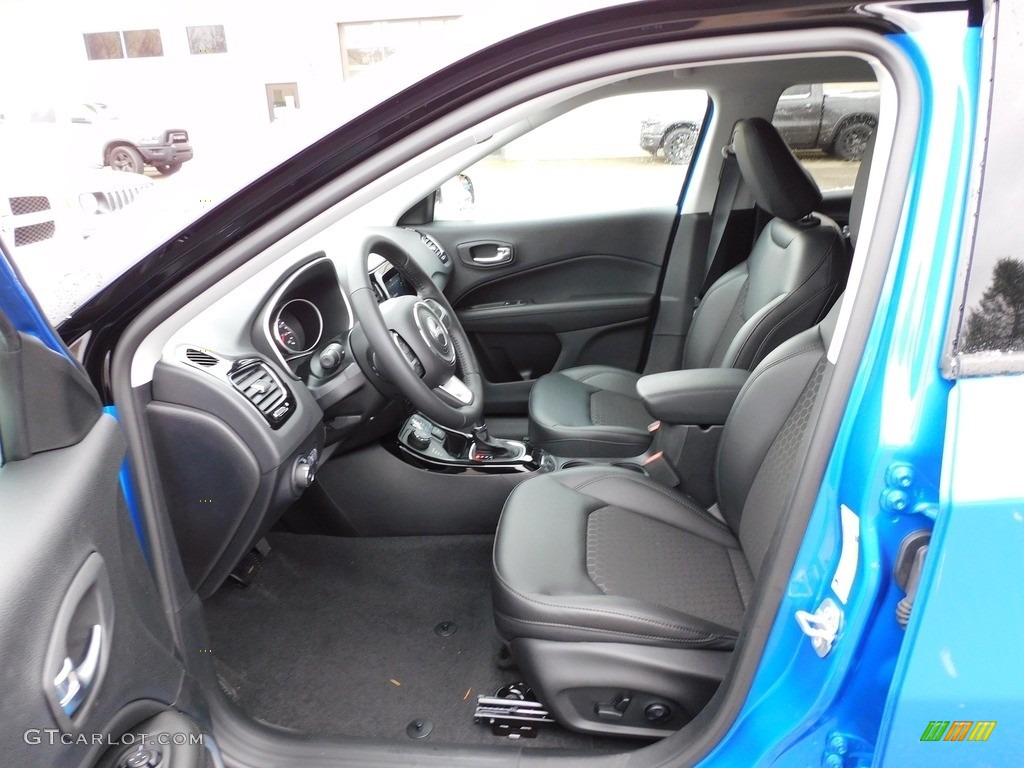 Black Interior 2021 Jeep Compass Altitude 4x4 Photo #140081720