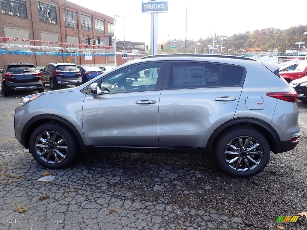 Steel Gray 2021 Kia Sportage S AWD Exterior Photo #140081852
